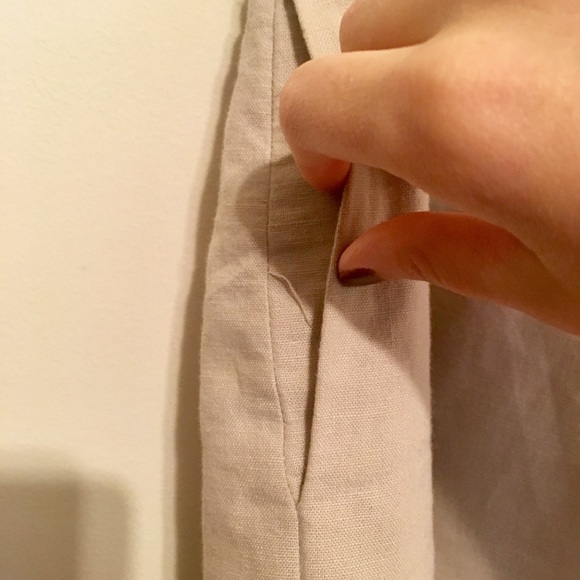 J.Crew beige linen mini skirt - Picture 5 of 7